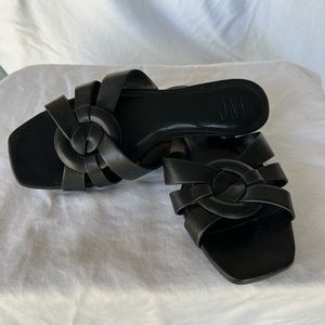 INC Sandlas black size 8 EUC worn once